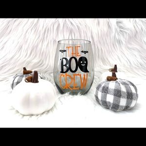 Boo Crew Wine Glass